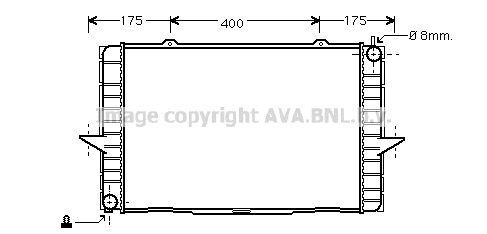 AVA QUALITY COOLING Radiators, Motora dzesēšanas sistēma VO2148